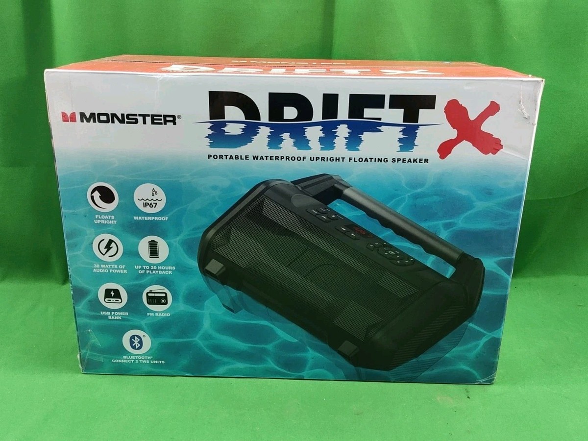 Monster Drift X Portable Waterproof Upright Floating Speaker
