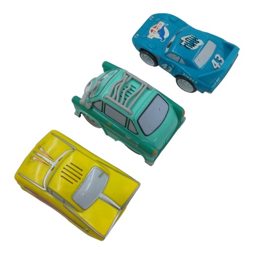 Disney Cars SHAKE N GO Lampo Blu McQueen Dinoco Professor Z Giallo Ramone - Foto 14 di 16