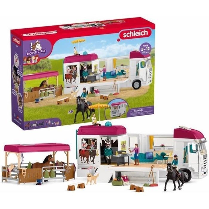 Camping-car equestre Schleich 42619 HORSE CLUB l'idee cadeau ideale des 5 ans