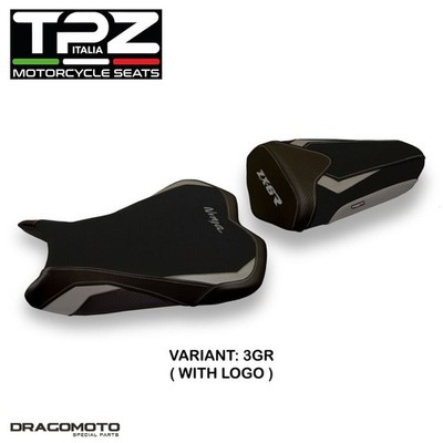 Kawasaki Ninja ZX 6 R 2013-2018 Sattelbezug KWZX6A2-3GR-1 TPZ grau C...