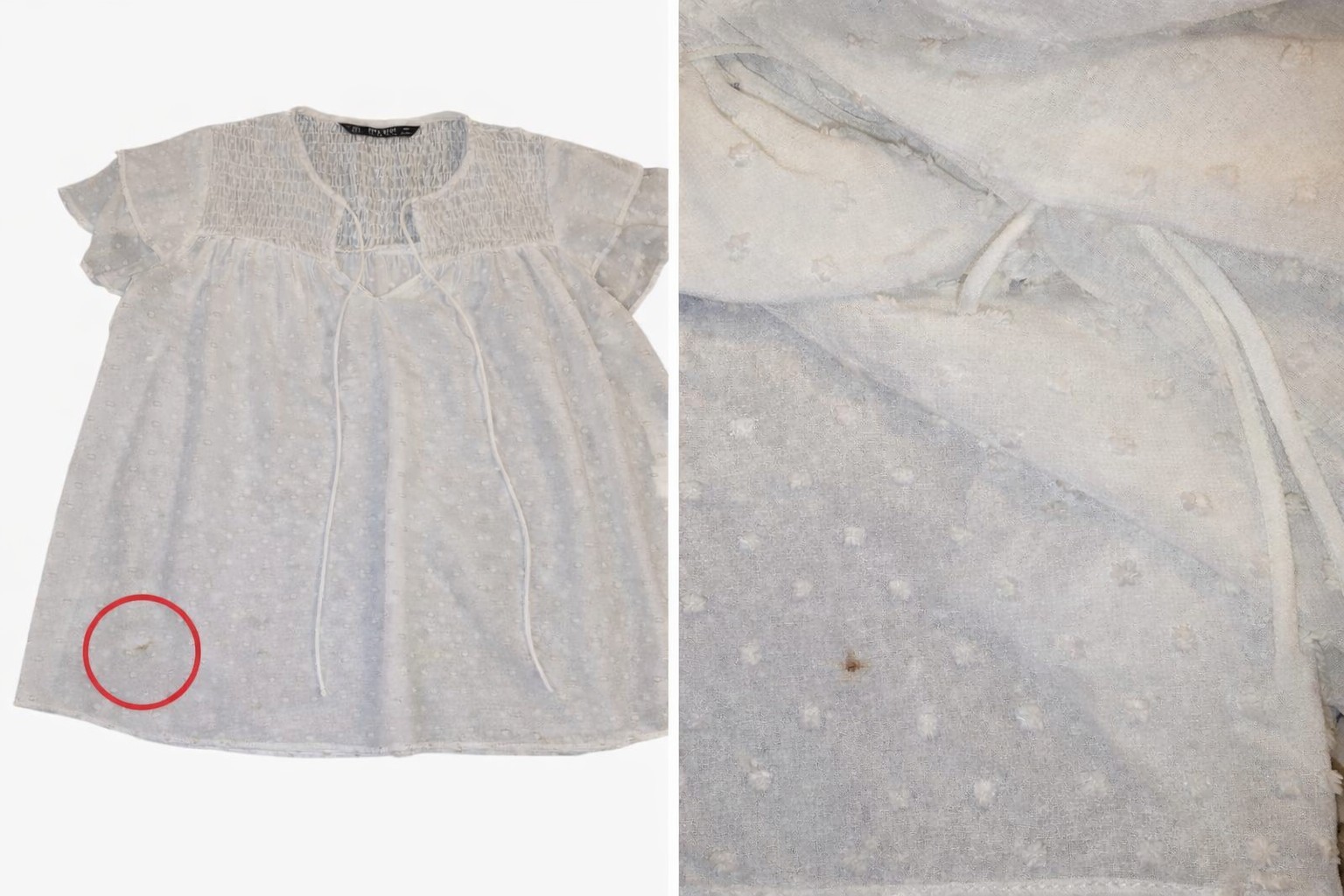 Zara Basic Women’s Beige Textured  Polyester XS - image 9