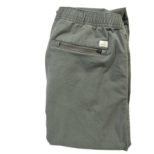 Pantalone Vuori Ripstop donna grande escursionismo arrampicata campeggio verde oliva tasche zip - Foto 7 di 9