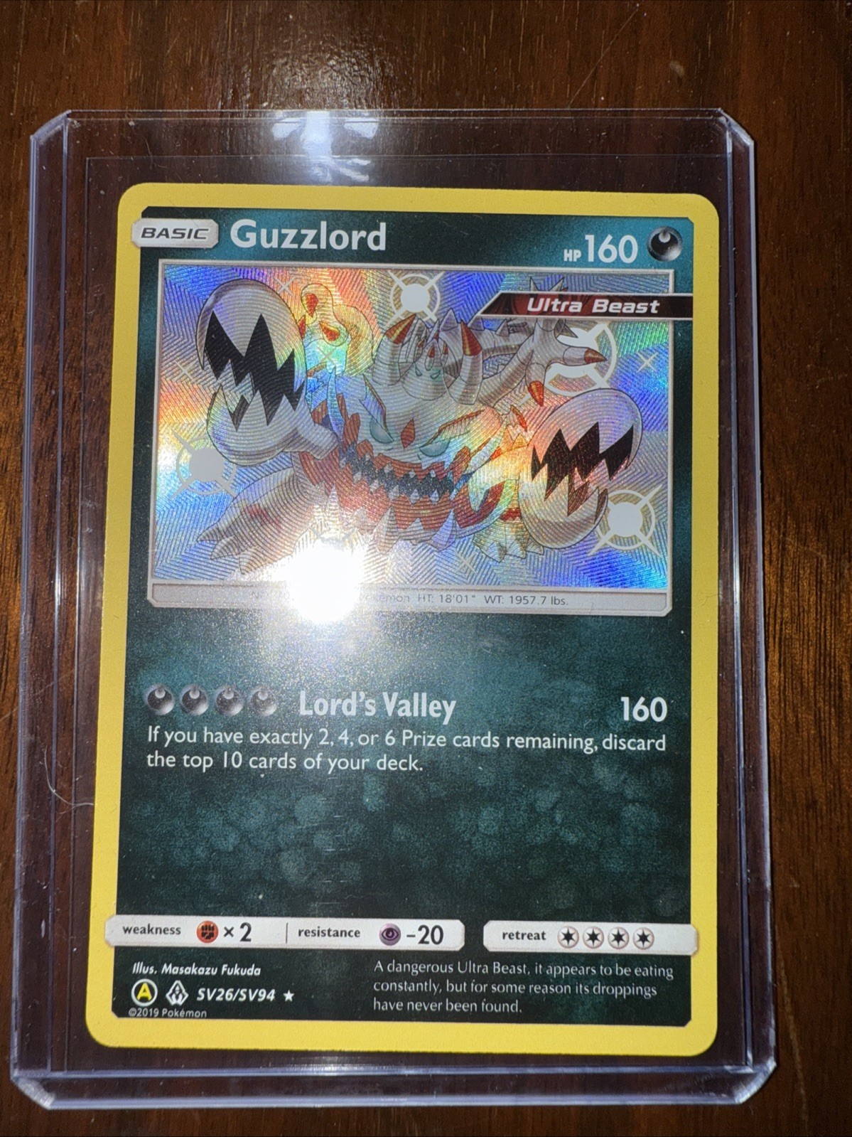 ✨Guzzlord SV26/SV94 - Hidden Fates: Shiny Vault Holo Rare M/NM- Pokémon TCG✨