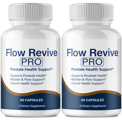 Flow Revive Capsules for Men, Official Flow Revive Prostate Support (2 Pack)
