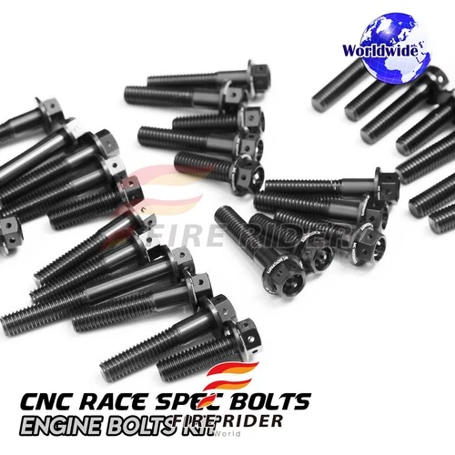 Aluminum Engine Bolts Kit Set For Yamaha MT-09 Tracer 14 15 16 17 18 19
