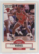 1990-91 Fleer Craig Hodges (Black Line Under Biographical Information) #25 12ct