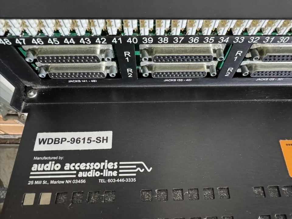 Pro Patchbay!  Audio Accessories WDBP-9615-SH Mini Shorti Patchbay 1.5RU Used - Image 2 of 4