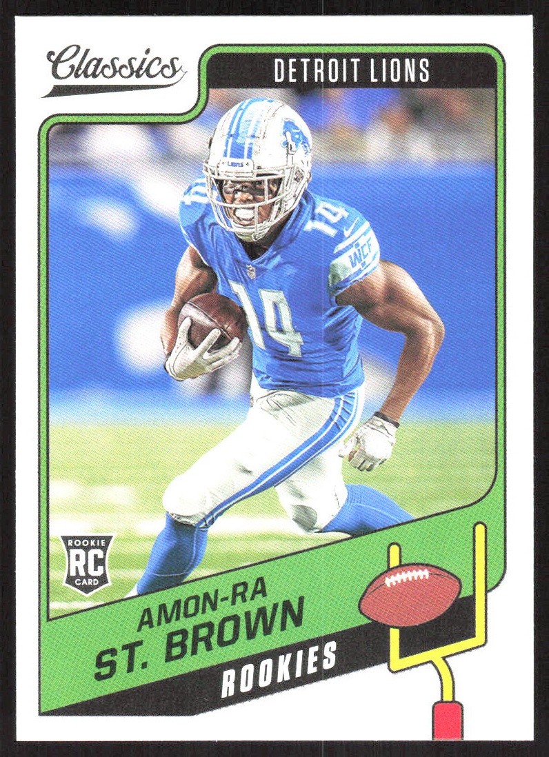 6030J 2021 Panini Classics #178 Amon-Ra St. Brown