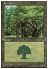 1x Forest (180) Moderate Play MTG Magic - Kid Icarus -