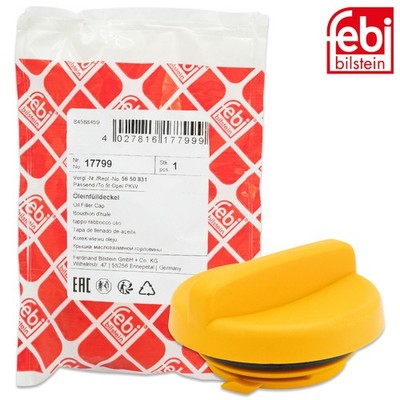 Febi Bilstein 17799 Öldeckel Öleinfülldeckel Stutzen Opel Corsa Astra Adam Saab