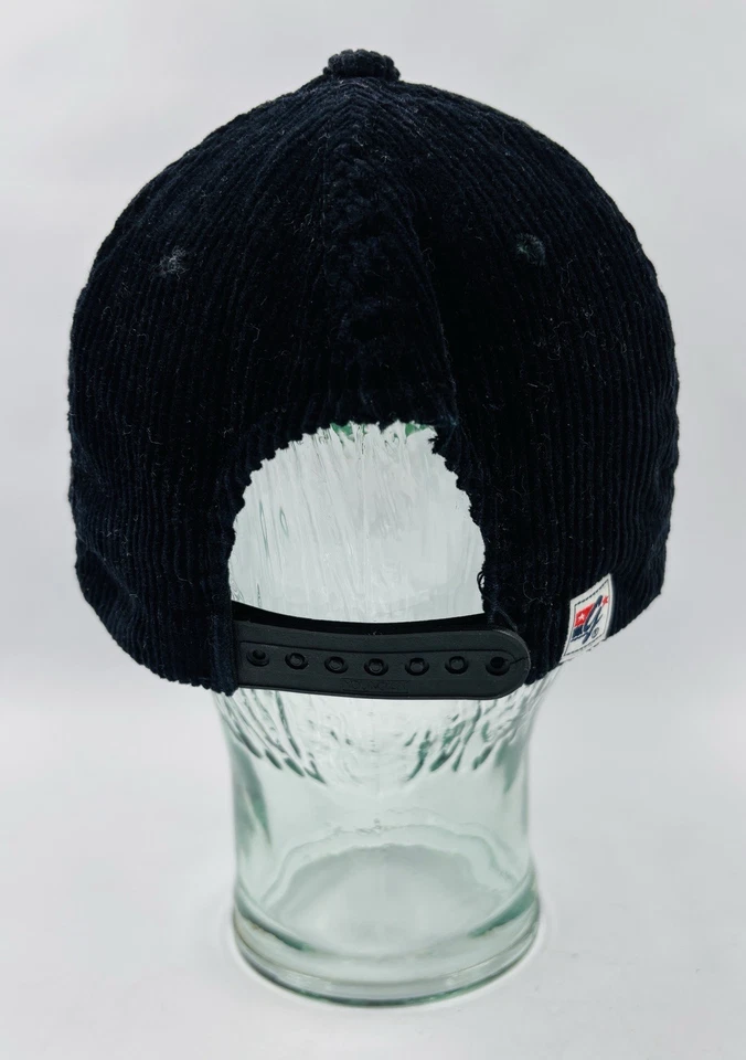 Sombrero/gorra de pana negra vintage de los 90 de los Tigres de Missouri por juego Foto 4 de 4