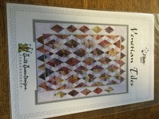 Venetian Tiles Colorful Quilt Pattern 2 Sizes...
