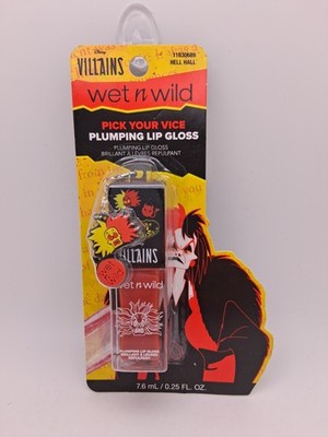 Wet N Wild Disney Villains Plumping Lip Gloss Cruella Hell Hall Vegan New