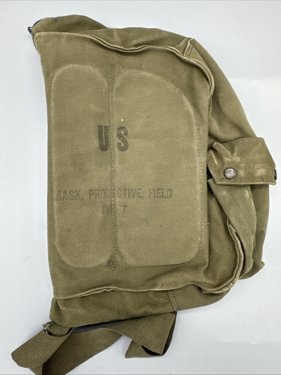 US MILITARY SURPLUS ABC- M17 PROTECTIVE FIELD GAS MASK CANVAS BAG