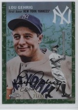 2023 Topps Chrome Platinum Anniversary 21/99 Lou Gehrig #325 HOF 0o0i
