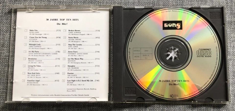 VARIOUS ARTISTS, Die 80er!, CD / Details in Beschreibung - Bild 3 von 3