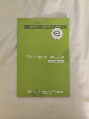 Pearson My Programing Lab Online Code NEW