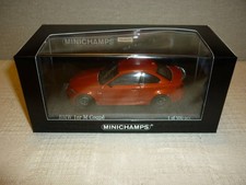 PMA Minichamps 1/43 BMW M Coupe E82 Black Wheel 2011 Orange Metallic Minicar