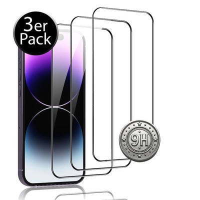 Display Panzerfolie Schutzglas Für iPhone 11 12 13 14 15 16 17 Pro Max Echt Glas