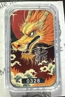 Color Lucky Dragon Bar Kuángyǐng Silver Bar 1 Troy Oz .999 Fine Art Bar 4 of 5