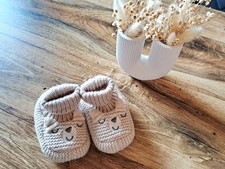 NEU Baby Schuhe Strick Beige, H&M, Größe 15-17