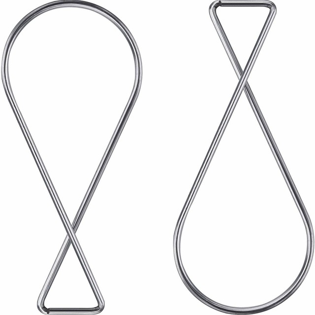 100pcs Flexible Tile Drop Clips Hanging Decorations T Bar Ceiling