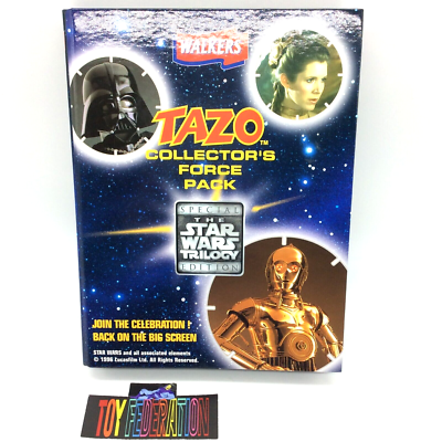 Walkers TAZO COLLECTORS FORCE PACK Binder Star Wars Trilogy