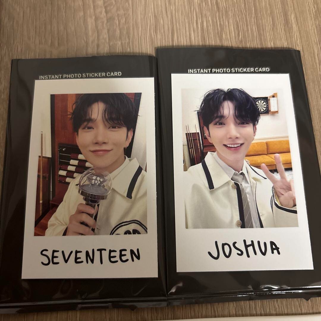 SEVENTEEN HOLIDAY インスタントフォト 24枚 コンプ SEVENTEEN HOLIDAY Japan Fan Meeting instant photo sticker