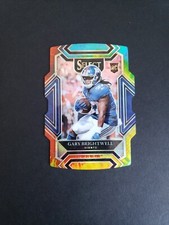 2021 Select Club Level /25 Tie-Dye Prizm Gary Brightwell #295 Rookie RC Die-Cut