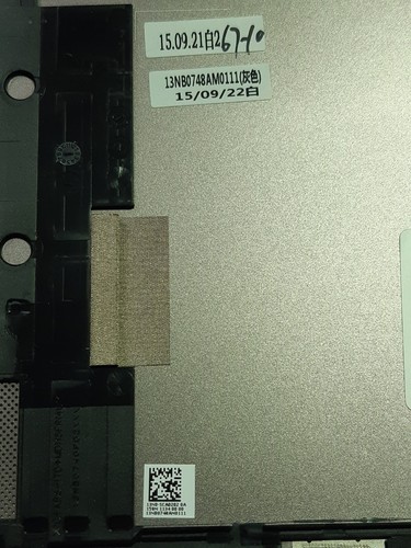 ✔️ COVER POSTERIORE ORIGINALE ASUS TRANSFORMER BOOK T100HA - GRIGIO - VENDITORE UK - Foto 3 di 3