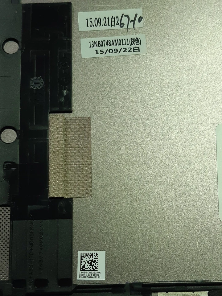 ✔️ GENUINE ASUS TRANSFORMER BOOK T100HA BACK COVER - GREY - UK SELLER - Image 3 of 3