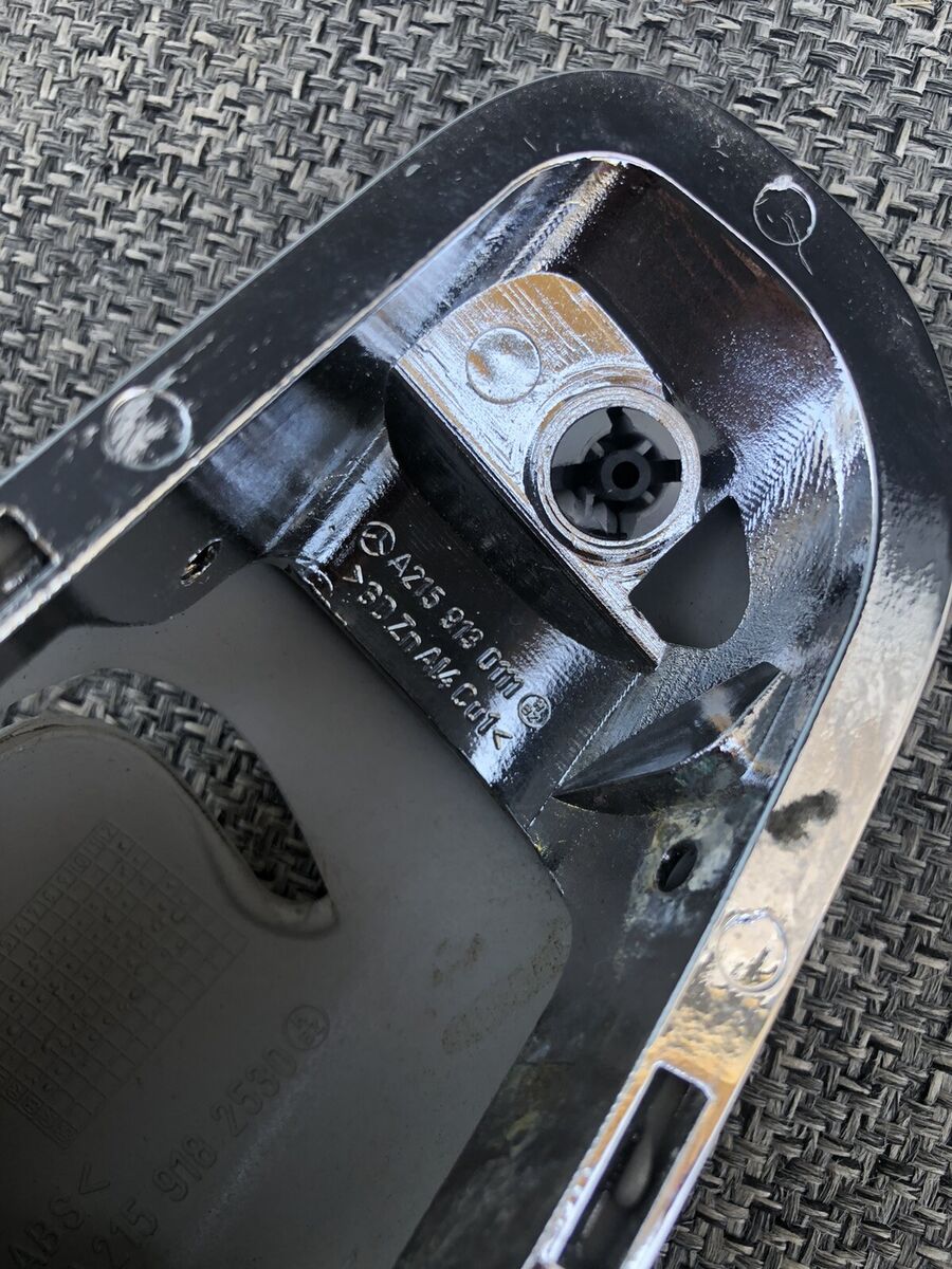 Mercedes 00-06 W215 CL500 CL600 Seat Upper Belt Trim Front Mercedes 00-06 W215 CL500 CL600 Seat Upper Belt Trim Front