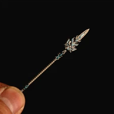 1/18 Scale Medieval Halberd Spear Weapon Model for 6" Action Figure Body！