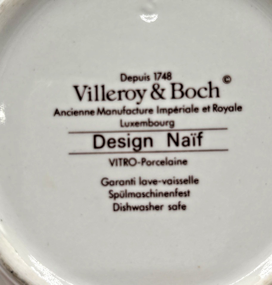Villeroy & Boch Design Naif  Candy Trinket Box Dish With Lid Noah's Ark