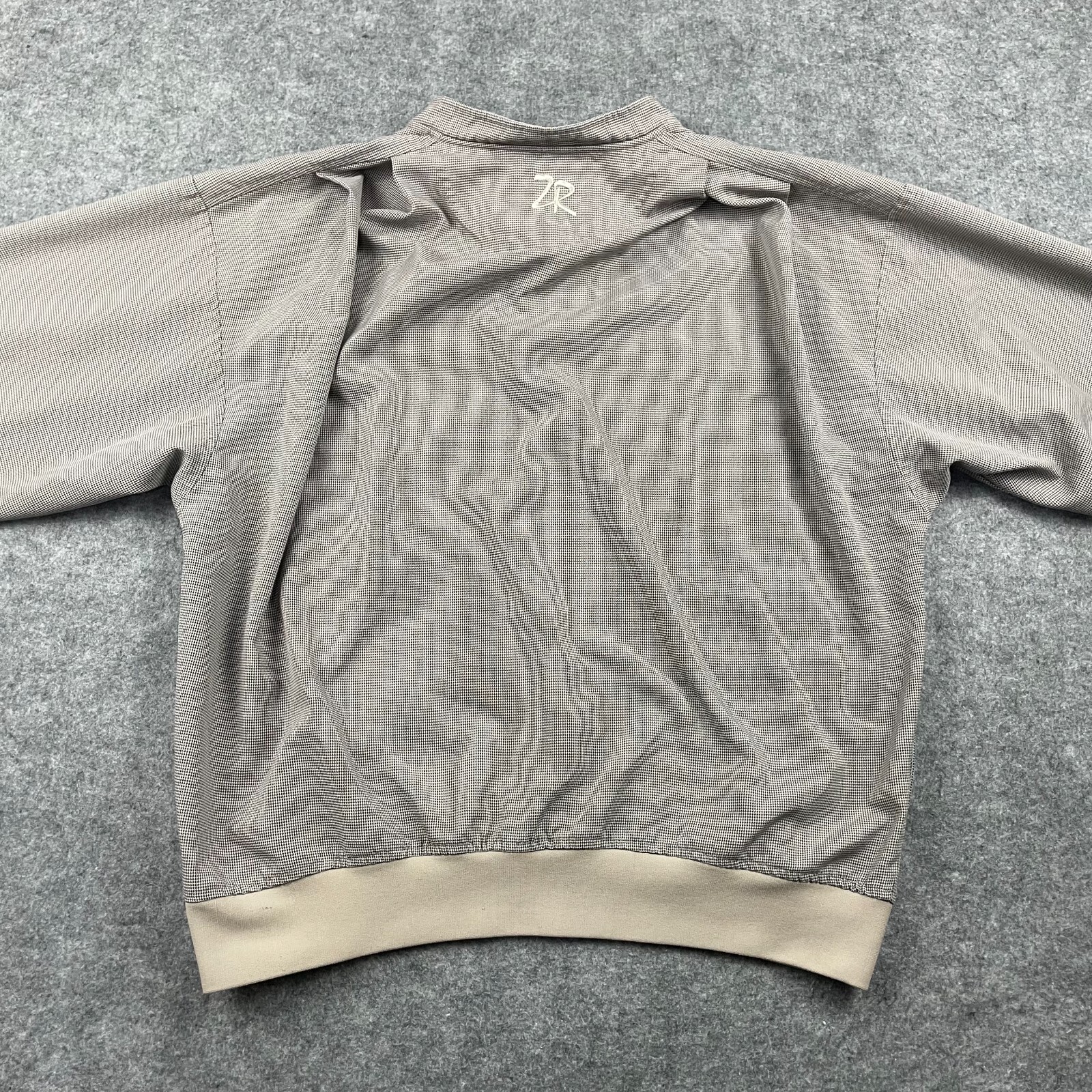 Zero Restriction Pullover Men M Brown Snap Puppys… - image 14