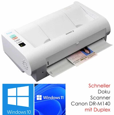 CANON DR-M140 40S/m HOME BÜRO SCANNER DUPLEX DOKUMENTENSCANNER A5 A4 WIN 7 10 11 - Bild 1 von 4