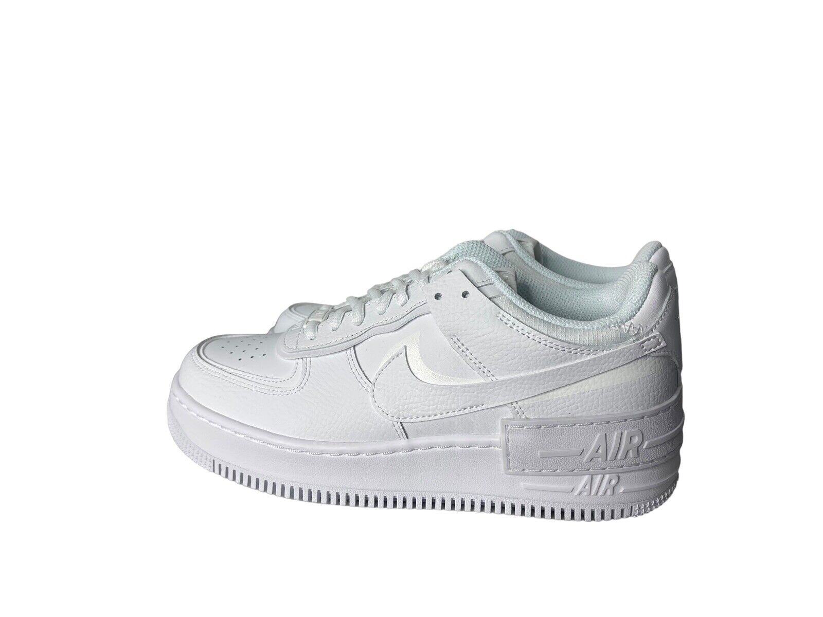 Size 10 - Nike Air Force 1 Low Shadow Triple White W for sale 