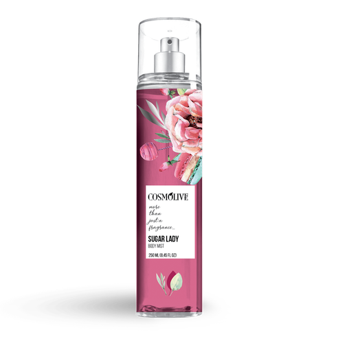 Body Mist for Ladies Cosmolive Fragrance Christmas Gift Spray for Women 250ml UK - Afbeelding 14 van 16