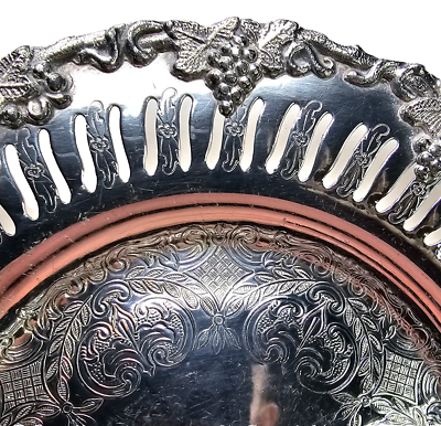 Hallmarked Silver Plate on Copper Old English Reproduction Small