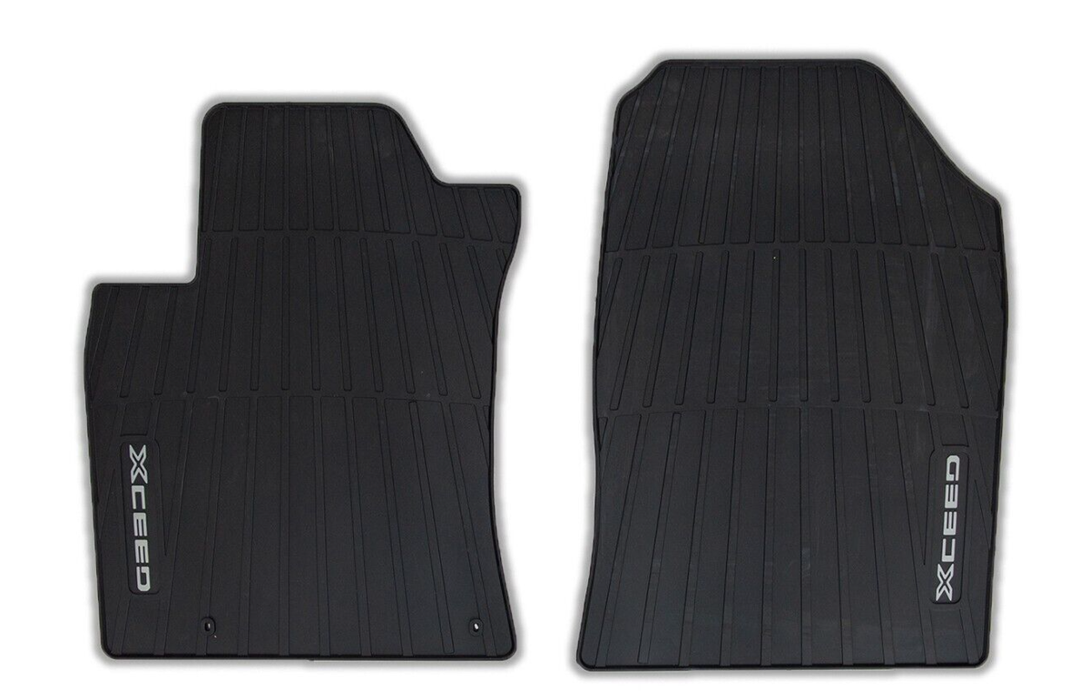 Tappetini Antiscivolo Per Kia Ceed/Proceed/XCeed GT Automatica 2018-24 | Set 15 Pezzi In Gomma PVC, Bianco, Per Console E Portabicchieri - 4