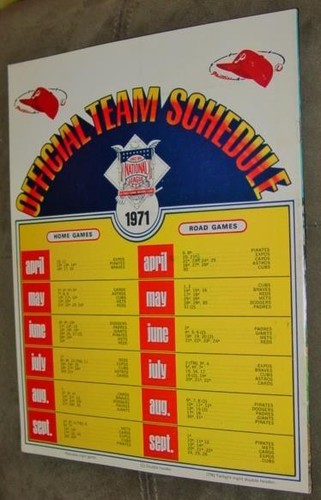 Todays 1971 PHILADELPHIA PHILLIES Official Baseball Album CARD BOOK (NEW) Dell - Picture 2 of 6