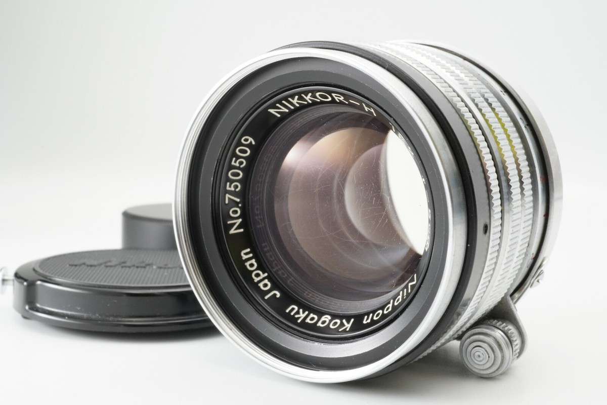 RARE N.MINT】Black Ring Nippon Kogaku Nikon Nikkor-H 5cm F2
