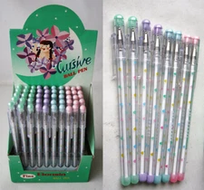 8X RARE VINTAGE 80'S BENSIA CURSIVE HOT HEARTS BALL POINT PEN TAIWAN NEW NOS!