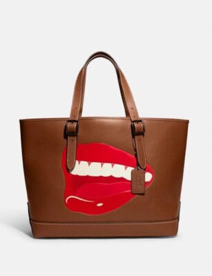 NWT COACH X TOM WESSELMANN SADDLE LEATHER CARRIAGE XLARGE BIG