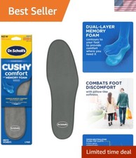Memory Foam Full-Foot Cushioning Insoles - Pain Relief  Customizable Comfort