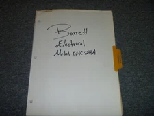 Barrett GMC-24A Forklift Lift Truck Electrical System Schematics Manual xz