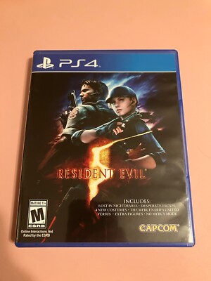 Resident Evil 5 Tested CIB (Sony PlayStation 4, 2016)