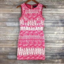 $125 Just Taylor Pink Career Shift Dress- Size 4
