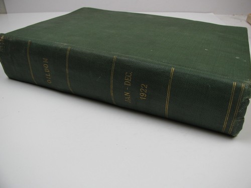 OILDOM MAGAZINE JAN-DEC 1922 Magazine of the Oil Industry HC ~Standard Oil ~RARE