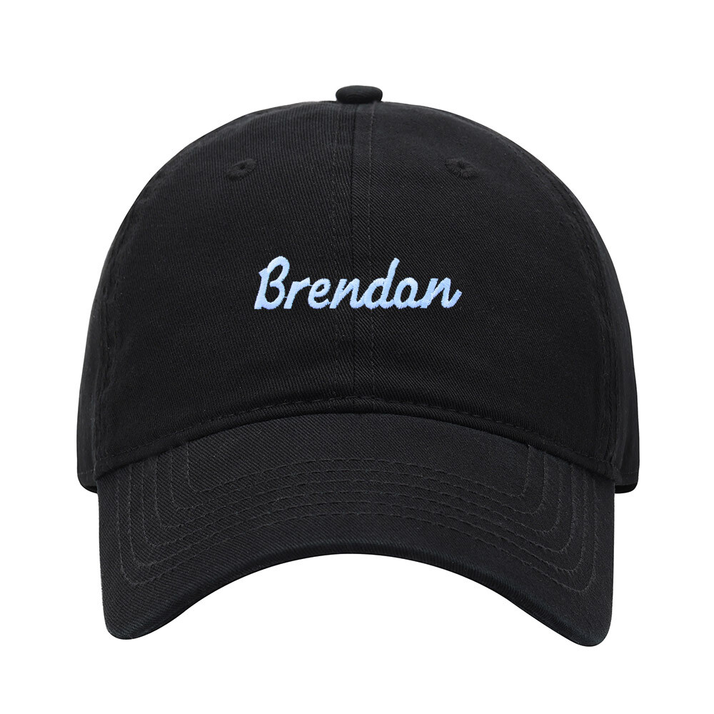 Baseball Cap Men Name Brendan Gift Embroidered Washed Cotton Hat Baseball Caps